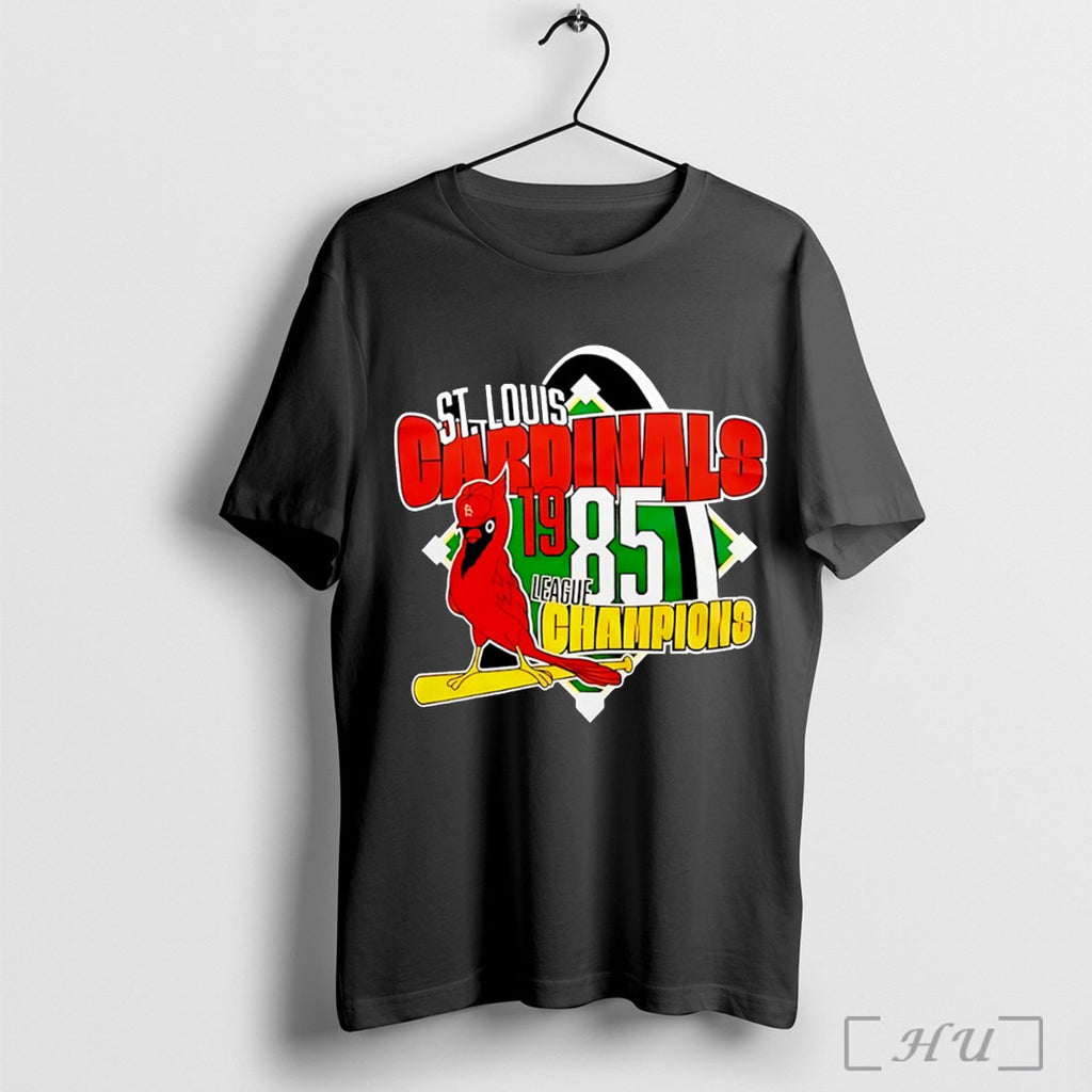 Officials St Louis Cardinals League Champions 1985 Vintage T Shirt