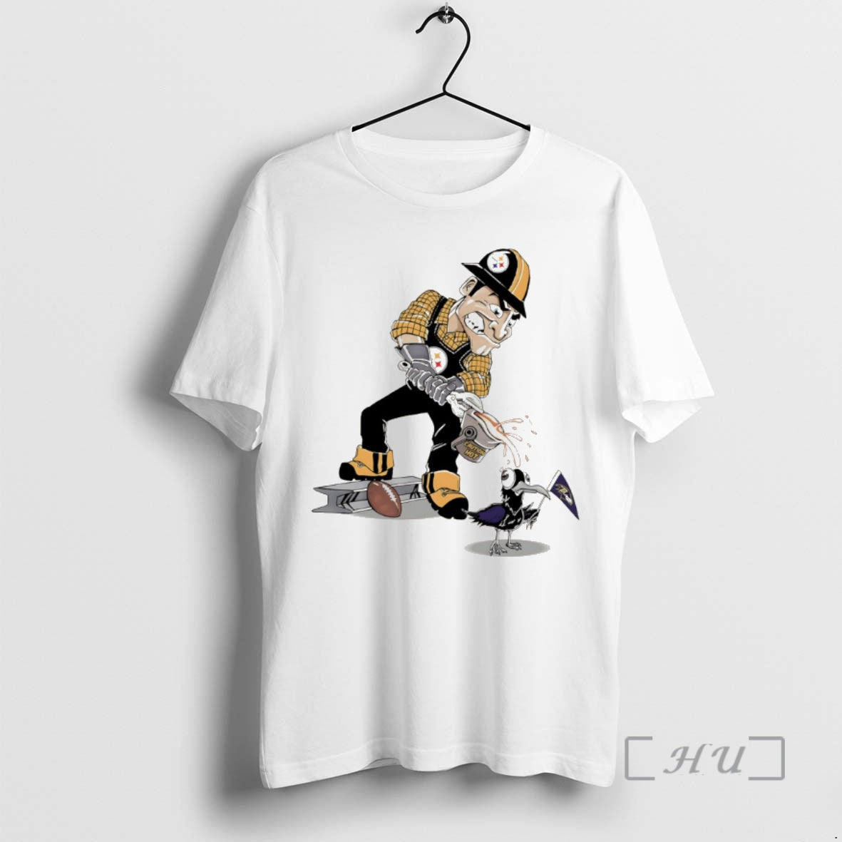 Officials Steely Mcbeam Pittsburgh Steelers Caution Hot Baltimore Ravens Football Meme Premium T Shirts Sweater