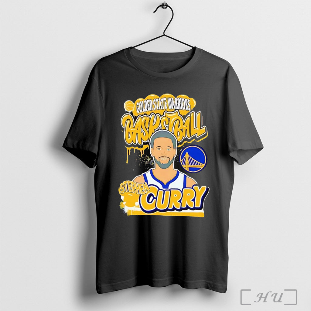 Officials Stephen Curry Graffiti Golden State Warriors T Shirt