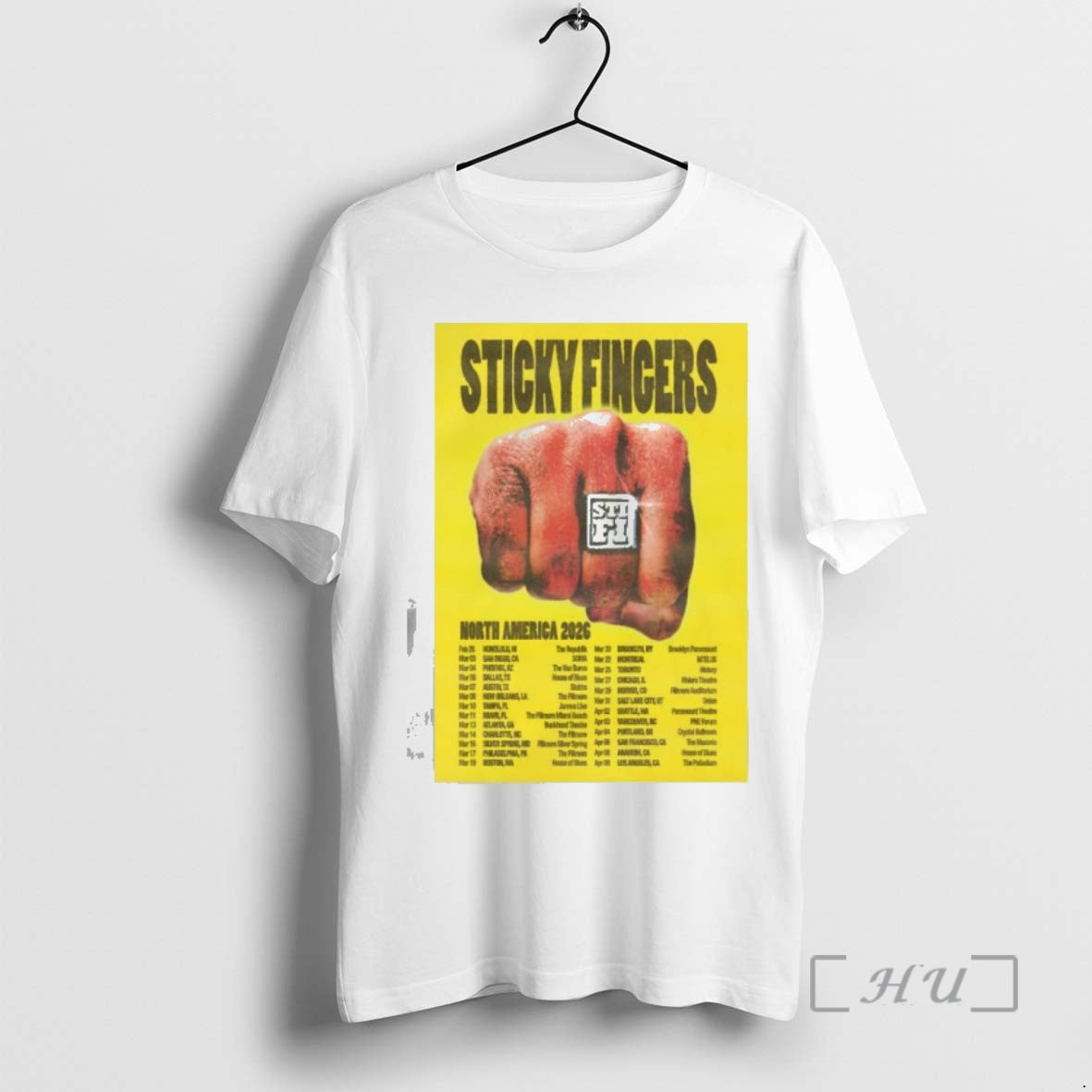 Officials Sticky Fingers North America 2026 Tour T-Shirts, Hoodie, Sweatshirt | WearSparks.com