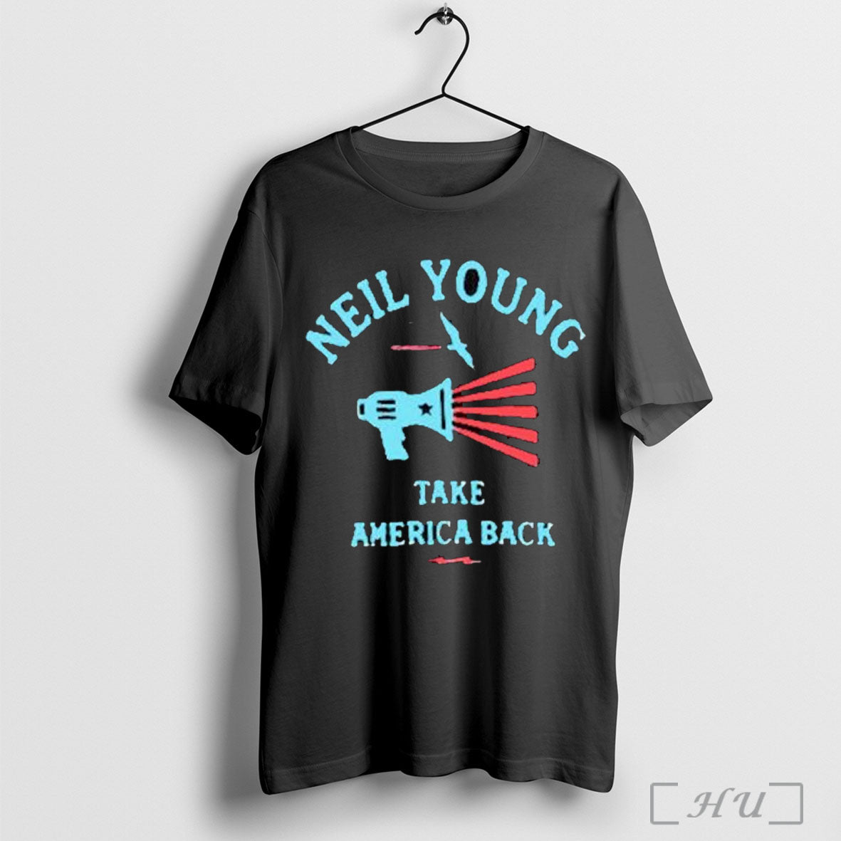 Officials Take America Back Neil Young T Shirt