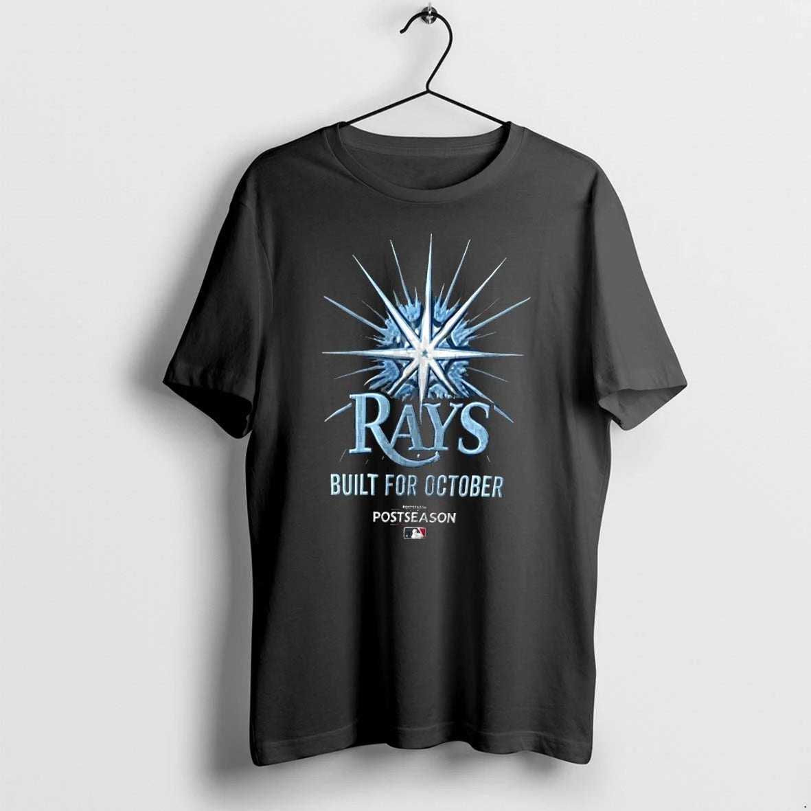 Officials Tampa Bay Rays Built For October Postseason T Black T Shirt Sweater