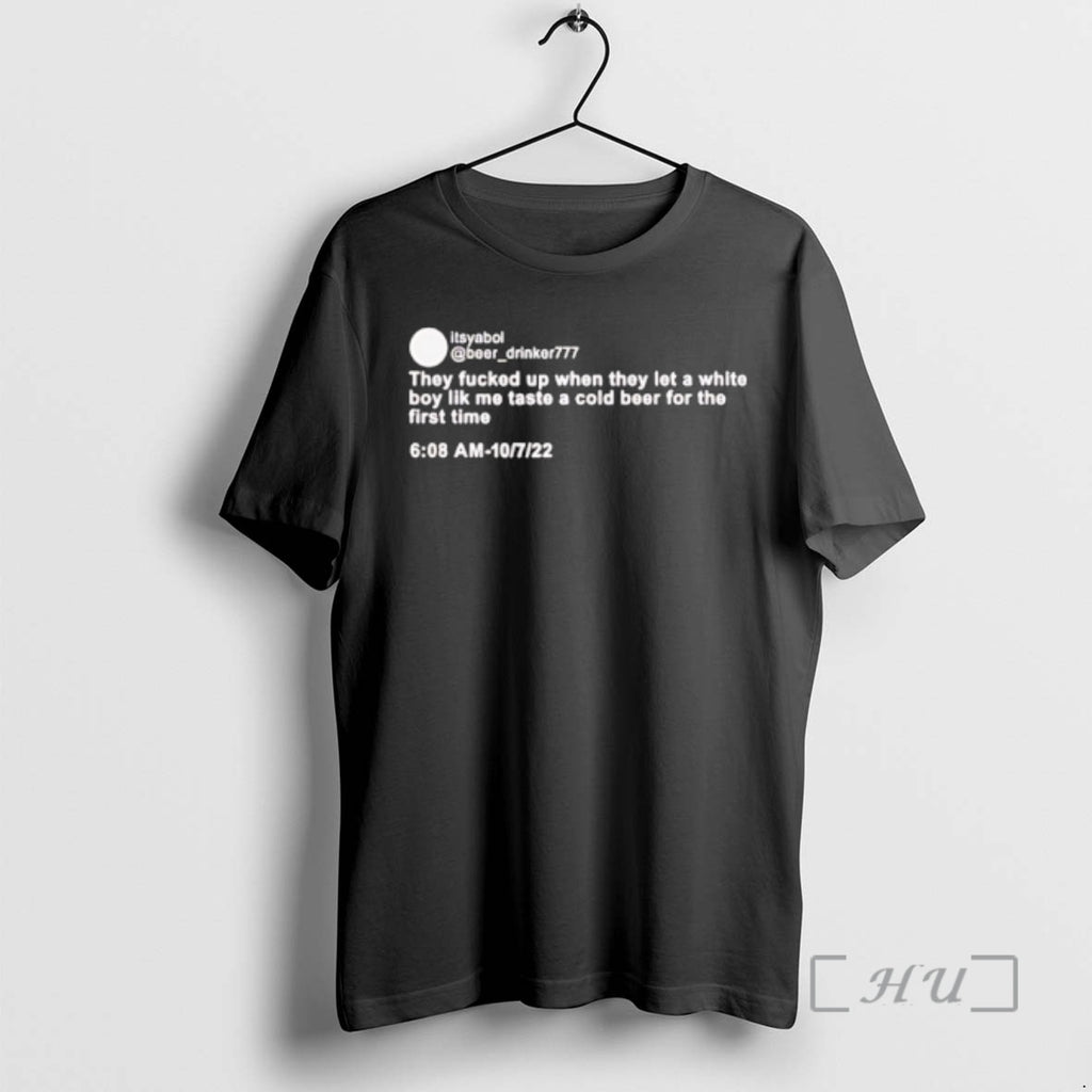 Officials Taste A Cold Beer For The First Time On X Premium T Shirts Sweater