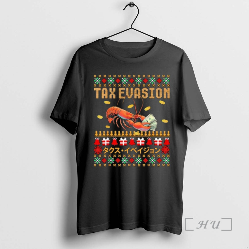 Officials Tax Evasion Lobster Funny Ugly Christmas Xmas
