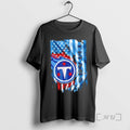 Officials Tennessee Titans Football X American Flag