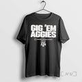 Officials Texas Am Aggies 2025 Cfb Playoff Slogan Gig Em Aggies Premium T Shirts Sweater