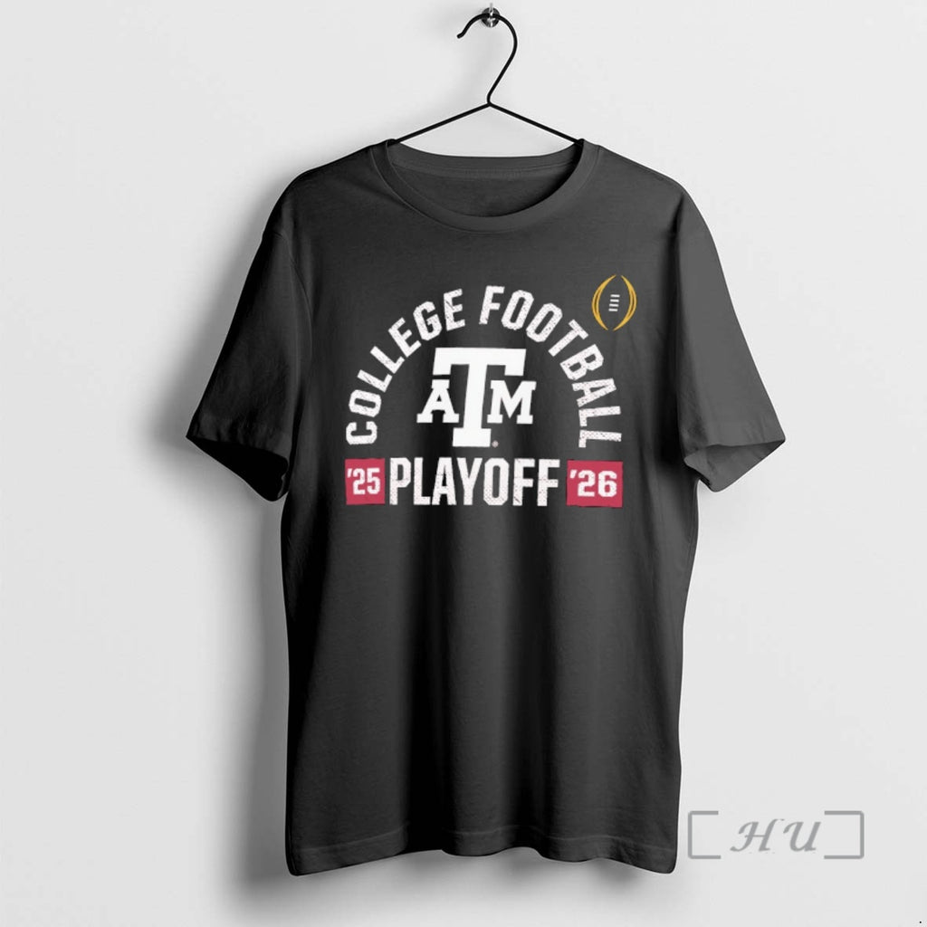 Officials Texas Am Aggies College Football Playoff Touchdown Glory 2025 26 Premium T Shirts Sweater