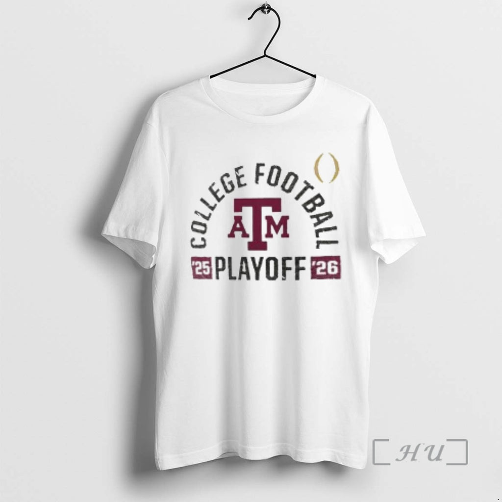 Officials Texas Am Aggies 2025 26 College Football Playoff Touchdown Glory Circle White Premium
