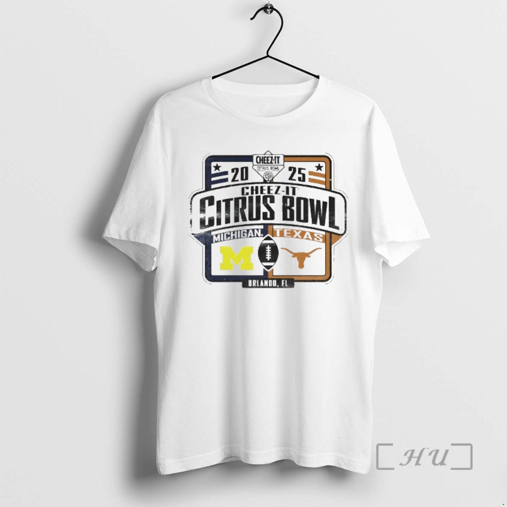 Officials Texas Longhorns Beat Michigan Wolverines 2025 Citrus Bowl Game Dueling Premium T Shirts Sweater