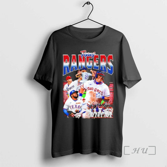 Officials Texas Rangers Team Collage Celebrate 2025 T-Shirts, Hoodie, Sweatshirt | WearSparks.com