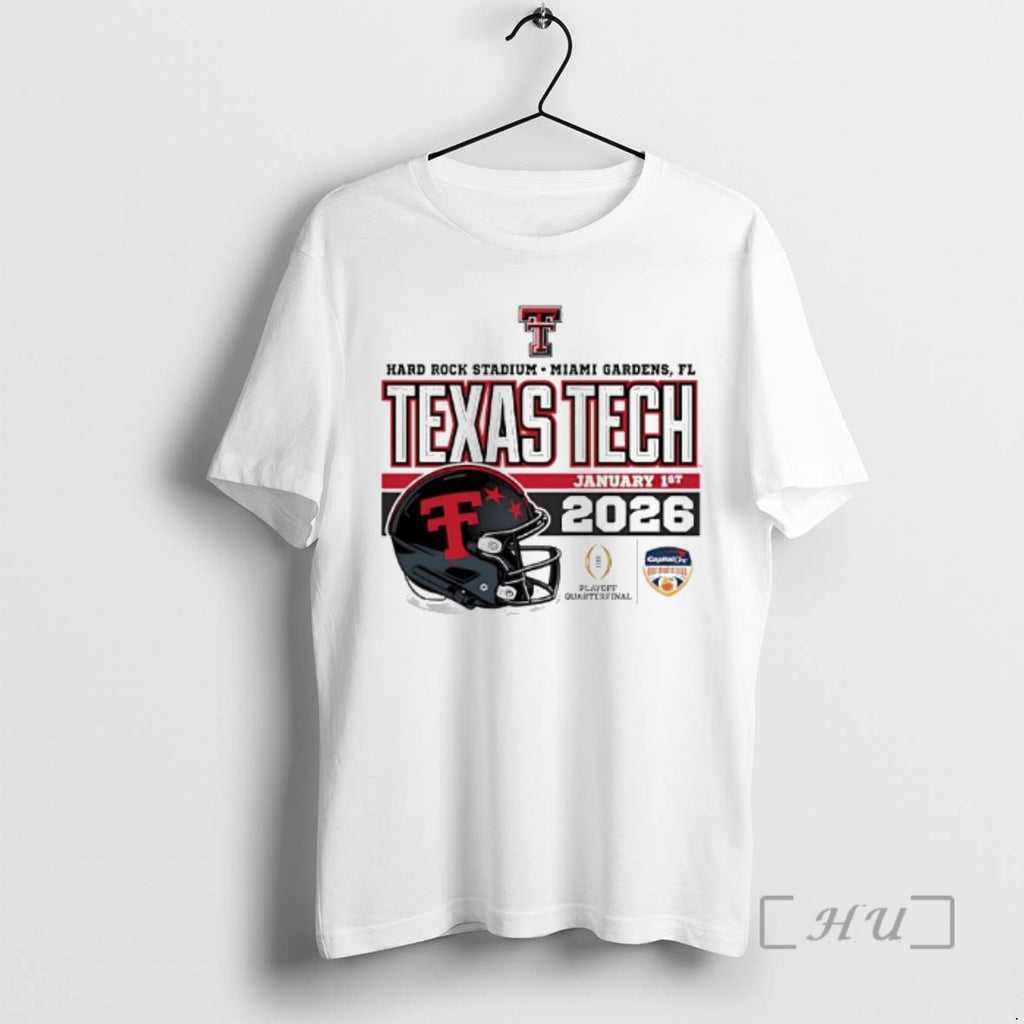 Officials Texas Tech 2025 Cfp January 1st 2026 Hard Rock Stadium Premium T Shirts Sweater