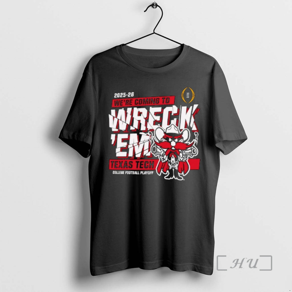 Officials Texas Tech Big 12 Champs Were Coming To Wreckem Shatter Premium T Shirts Sweater