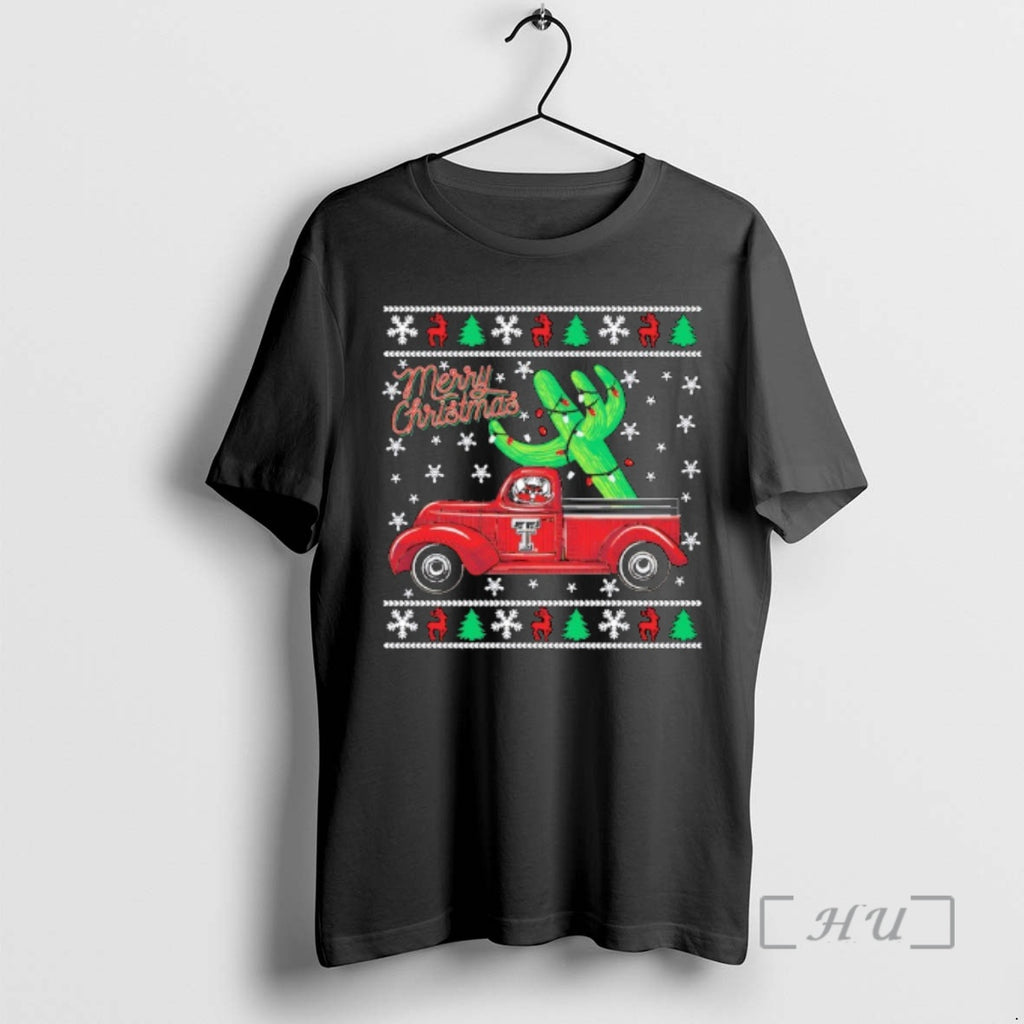 Officials Texas Tech Christmas Cactus Truck