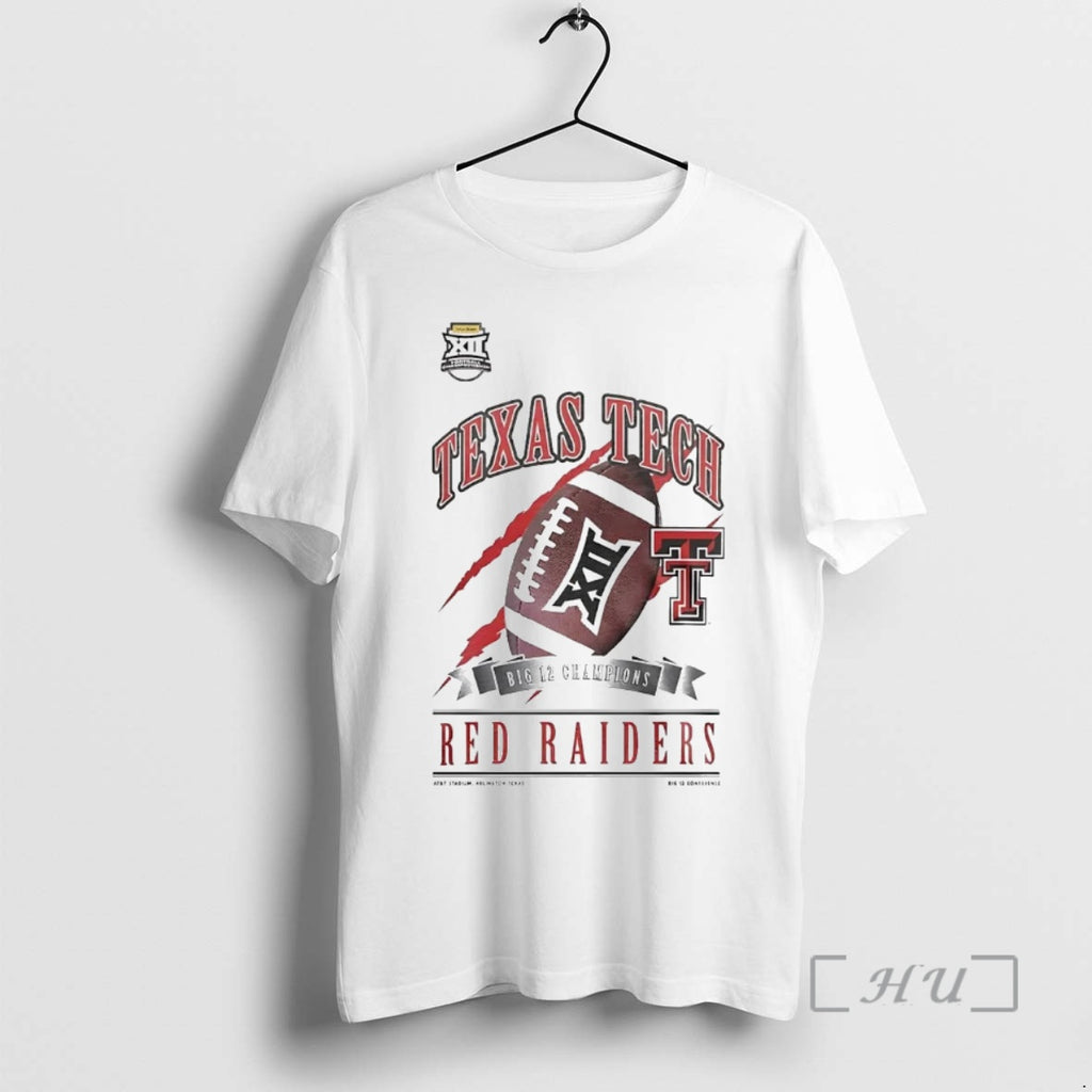 Officials Texas Tech Football 2025 Big 12 Championship 2 Sided