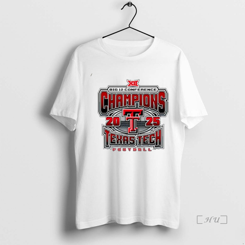 Officials Texas Tech Red Raiders 2025 2026 Big 12 Champs Grid Iron Ornaments Premium