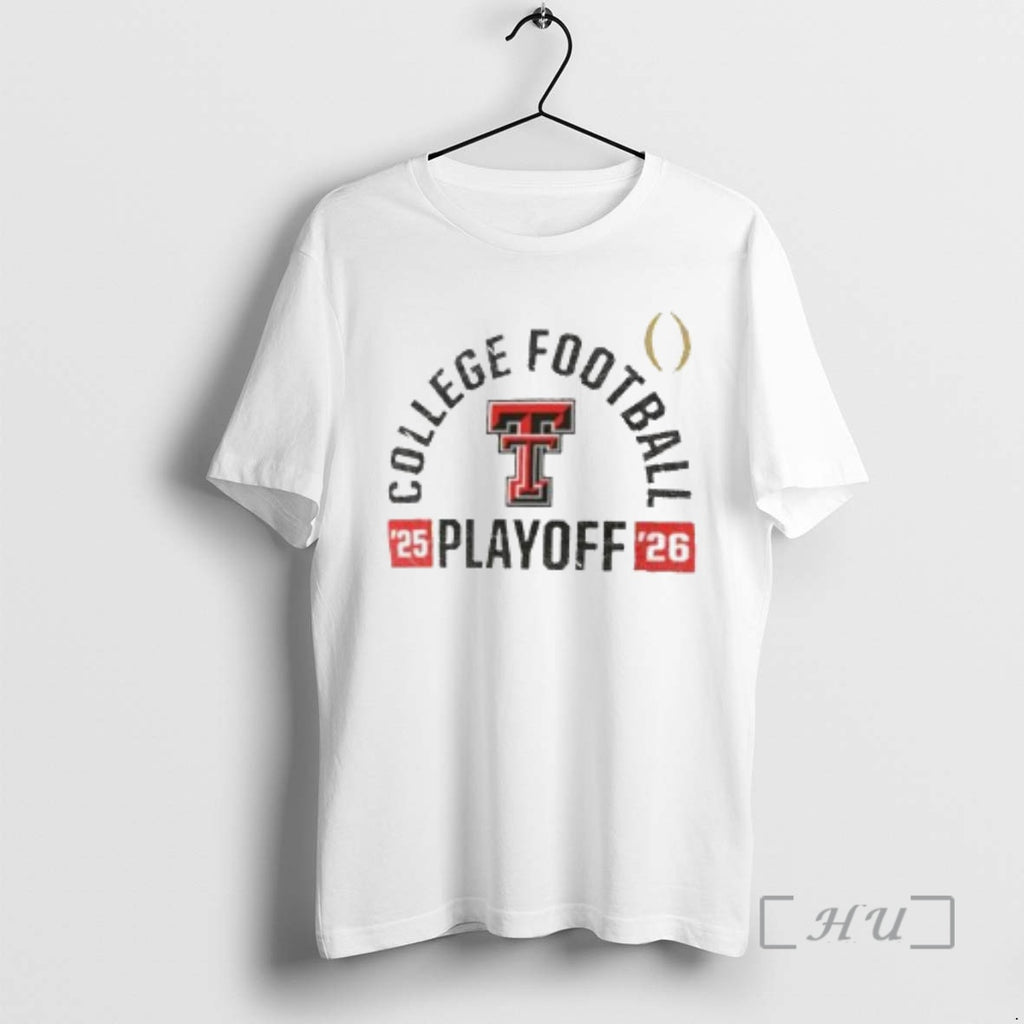 Officials Texas Tech Red Raiders 2025 26 College Football Playoff Touchdown Glory Circle White Premium