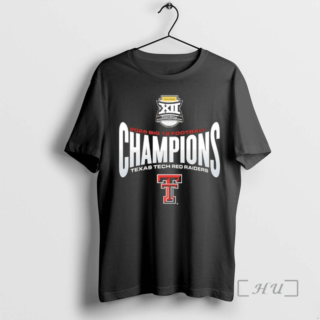 Officials Texas Tech Red Raiders Big 12 Football Champions 2025