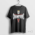 Officials Texas Tech Red Raiders Big 12 Football Champions 2025