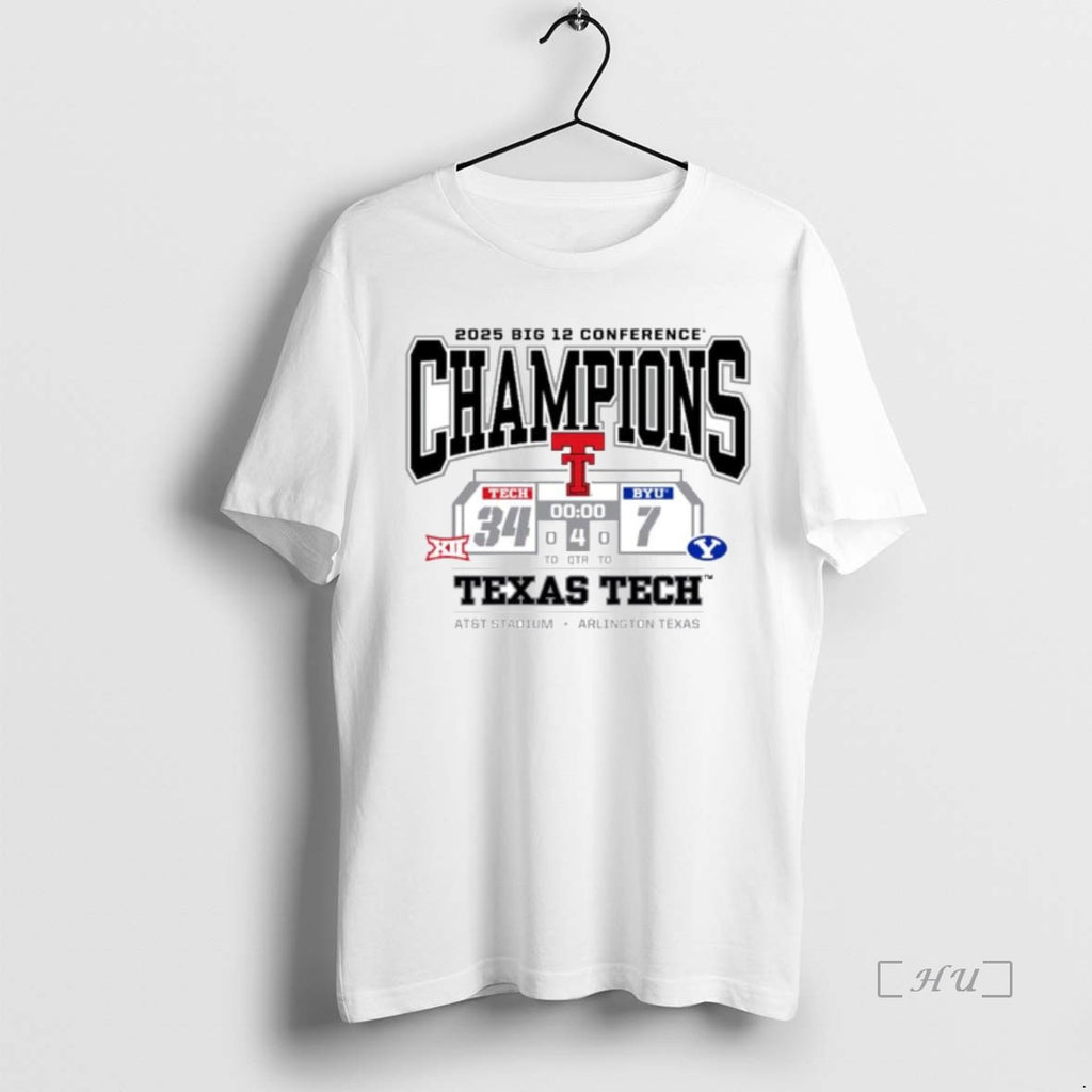 Officials Texas Tech Red Raiders Vs Byu Cougars 2025 Big 12 Conference Champions Ornaments Premium