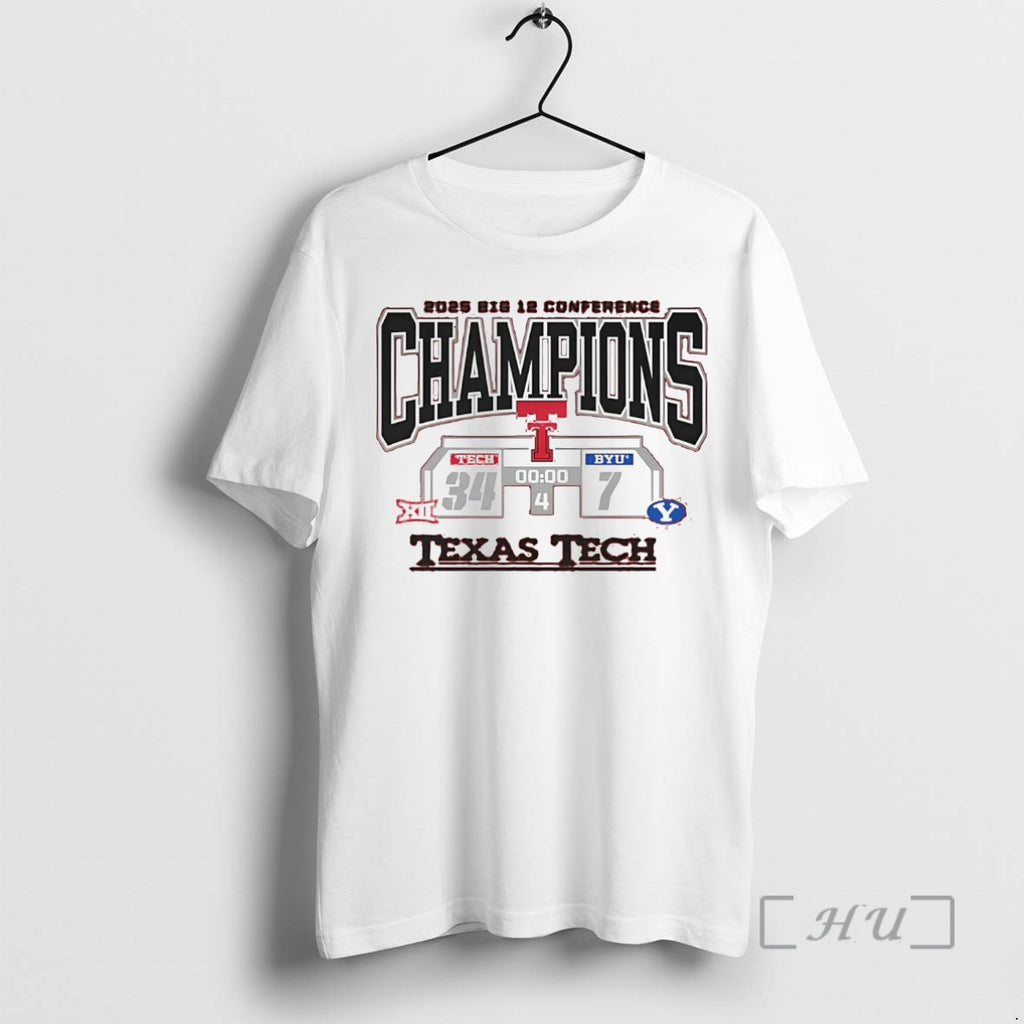 Officials Texas Tech Red Raiders Vs Byu Cougars Big 12 Conference Champions Score 2025 Premium