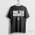 Officials Texas Am Aggies Gig Em Aggies 2025 2026 College Football Playoff Team Slogan Premium