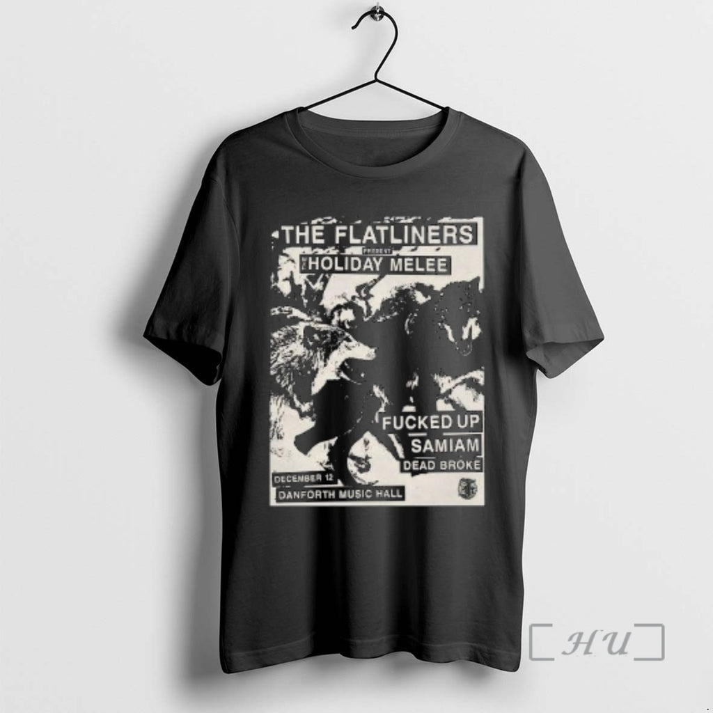 Officials The Flatliners In Toronto On On December 12 2025 Circle Black Premium T Shirts