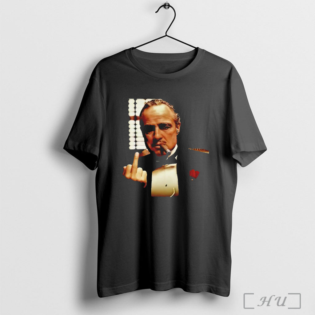 Officials The Godfather Middle Finger Retro T Shirt