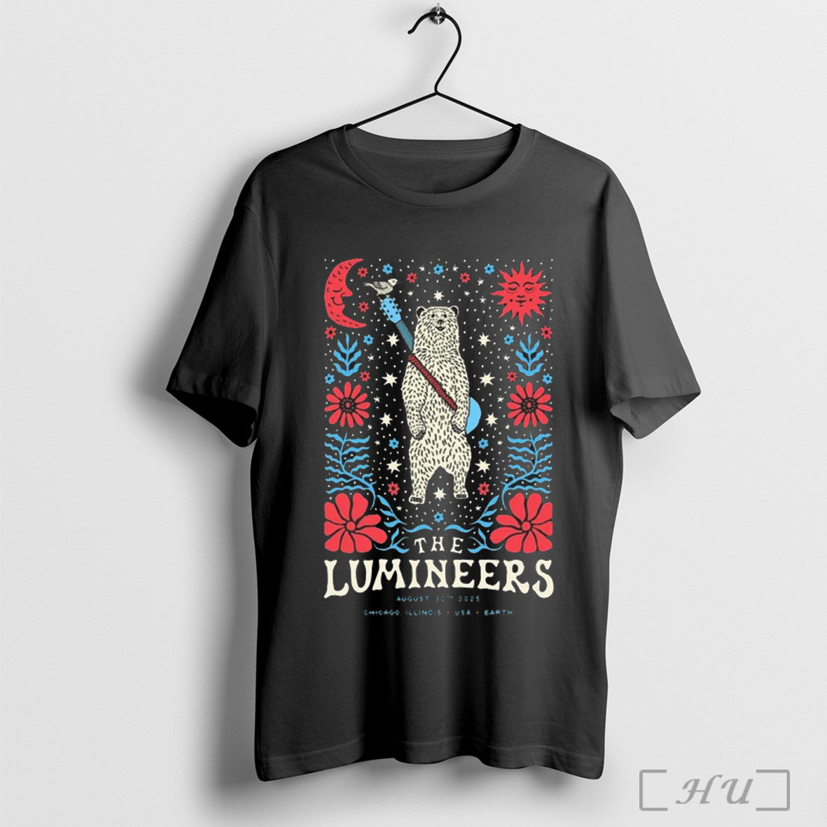 Officials The Lumineers Soldier Field Chicago Il Aug 30 2025 T Shirt