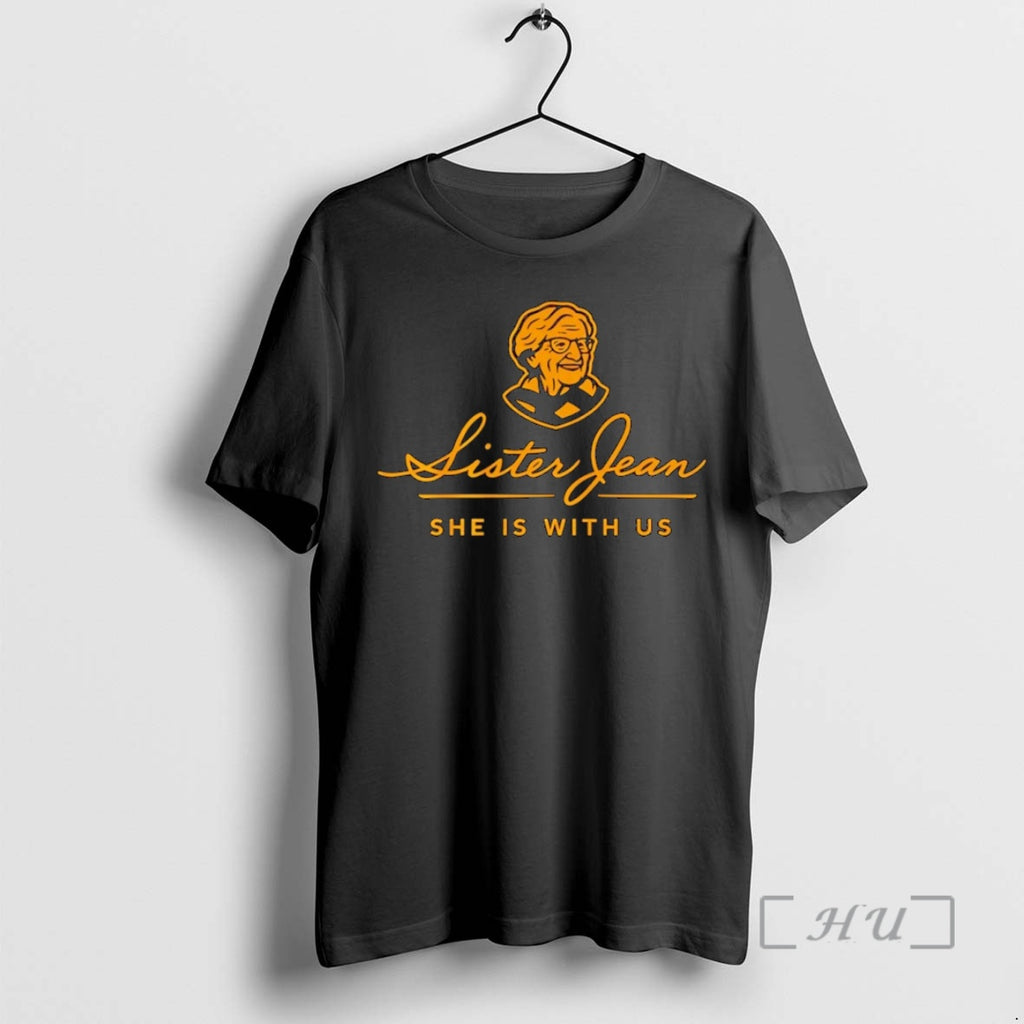 Officials The Sister Jean Legacy Collection She Is With Us Logo Premium T Shirts Sweater