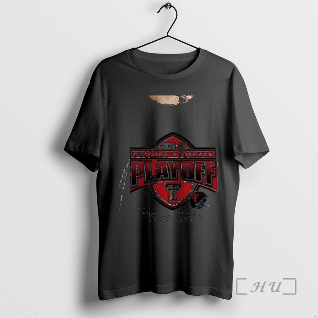 Officials The Texas Tech Red Raiders 2025 2026 Cfp Logo Helmet Premium T Shirts Sweater