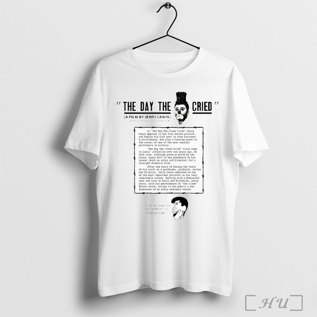 Officials The Day The Cried Unfinished And Unreleased 1972 T Shirt