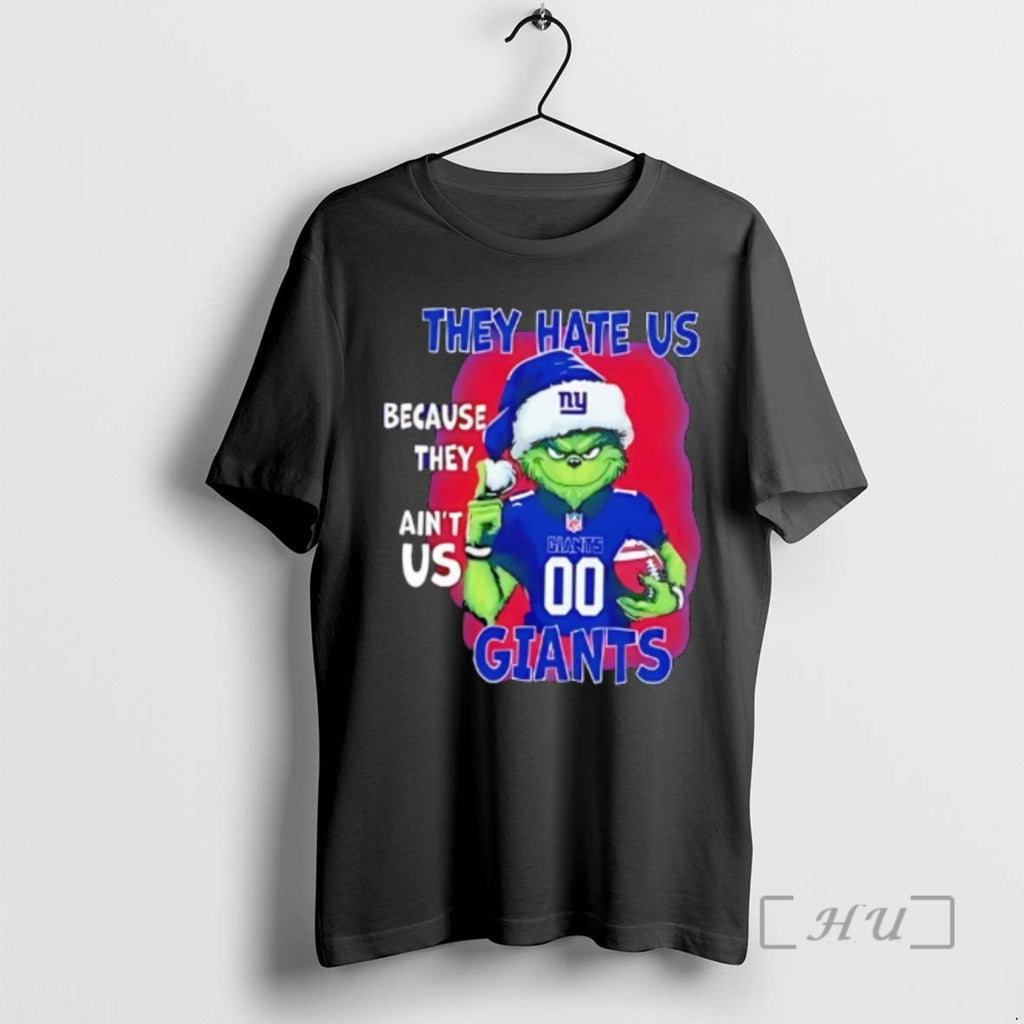 Officials They Hate Us Because They Aint Us New York Giants Grinch Santa Premium