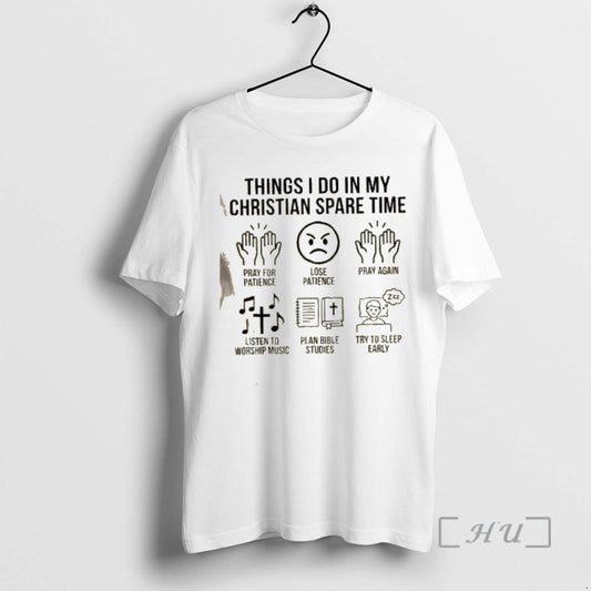Officials Things I Do In My Christian Spare Time T-Shirts, Hoodie, Sweatshirt | WearSparks.com