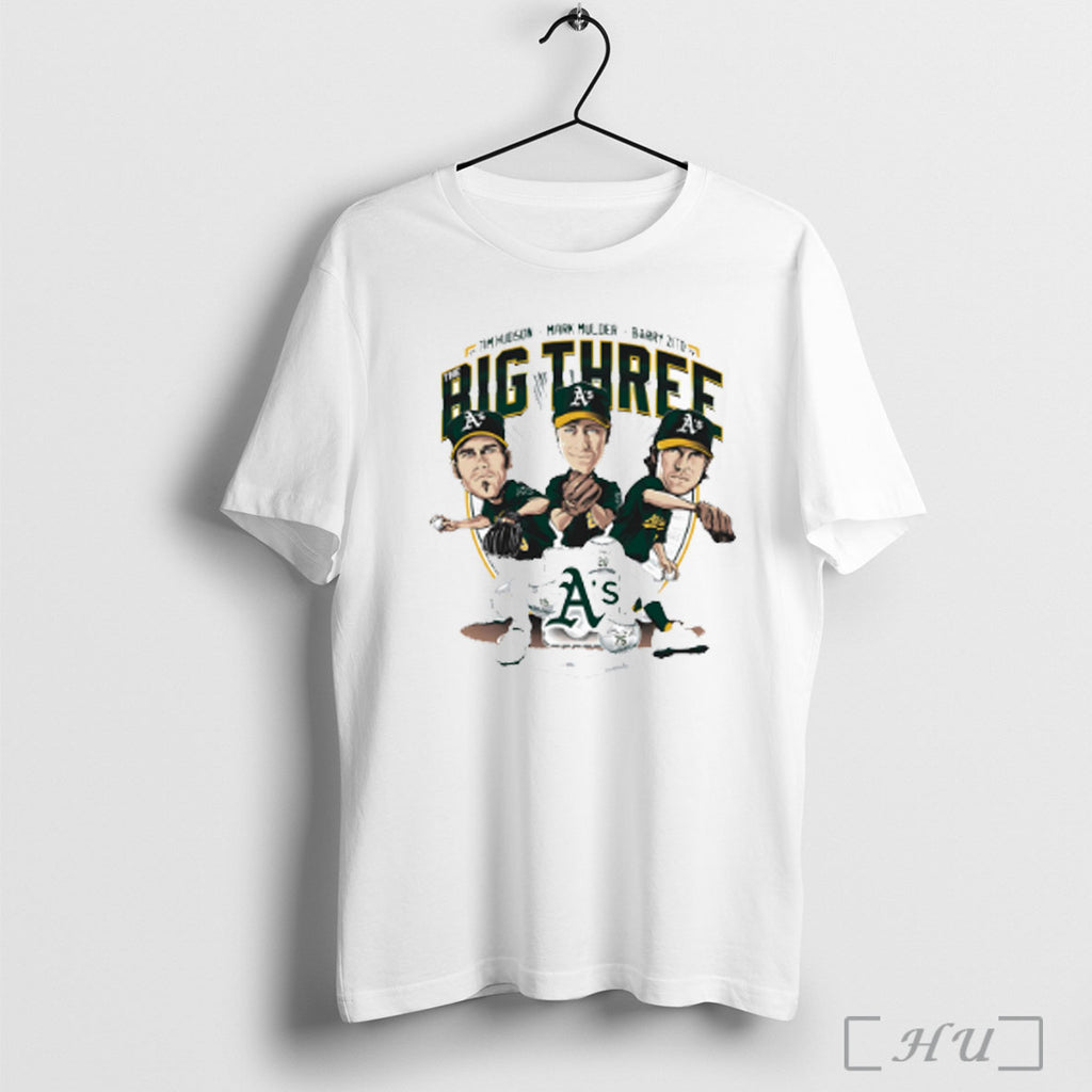 Officials Tim Hudson Mark Mulder Barry Zito The Big Three T Shirt