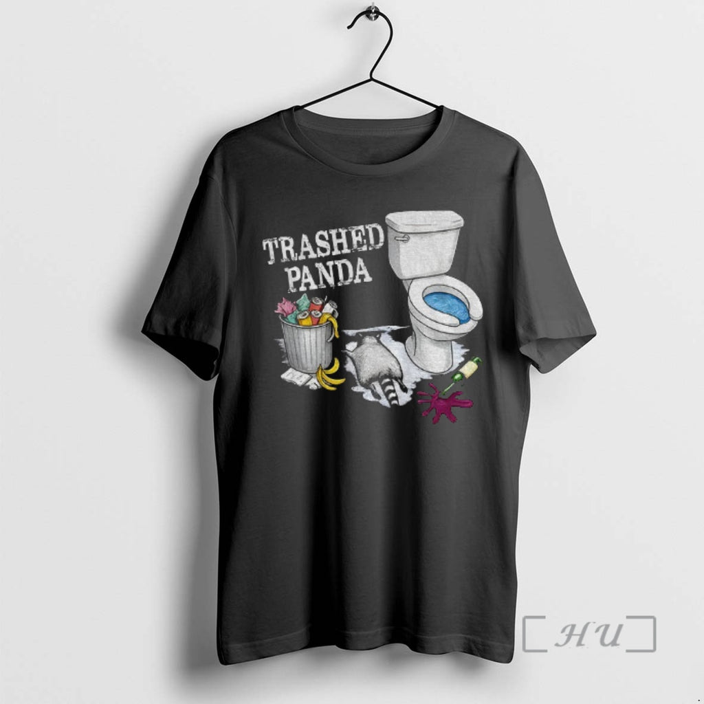 Officials Trashed Panda Funny Drunk Raccoon Party Animal Joke Graphic