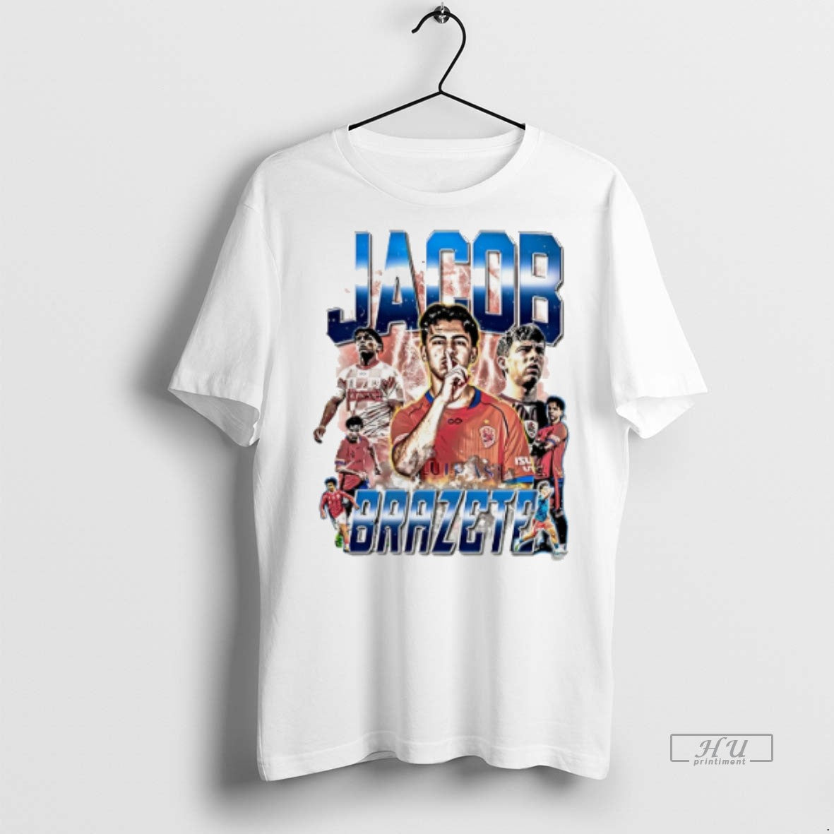 Officials Trending Jacob Brazete Brisbane Roar Fc Player Collage T Shirt Sweater
