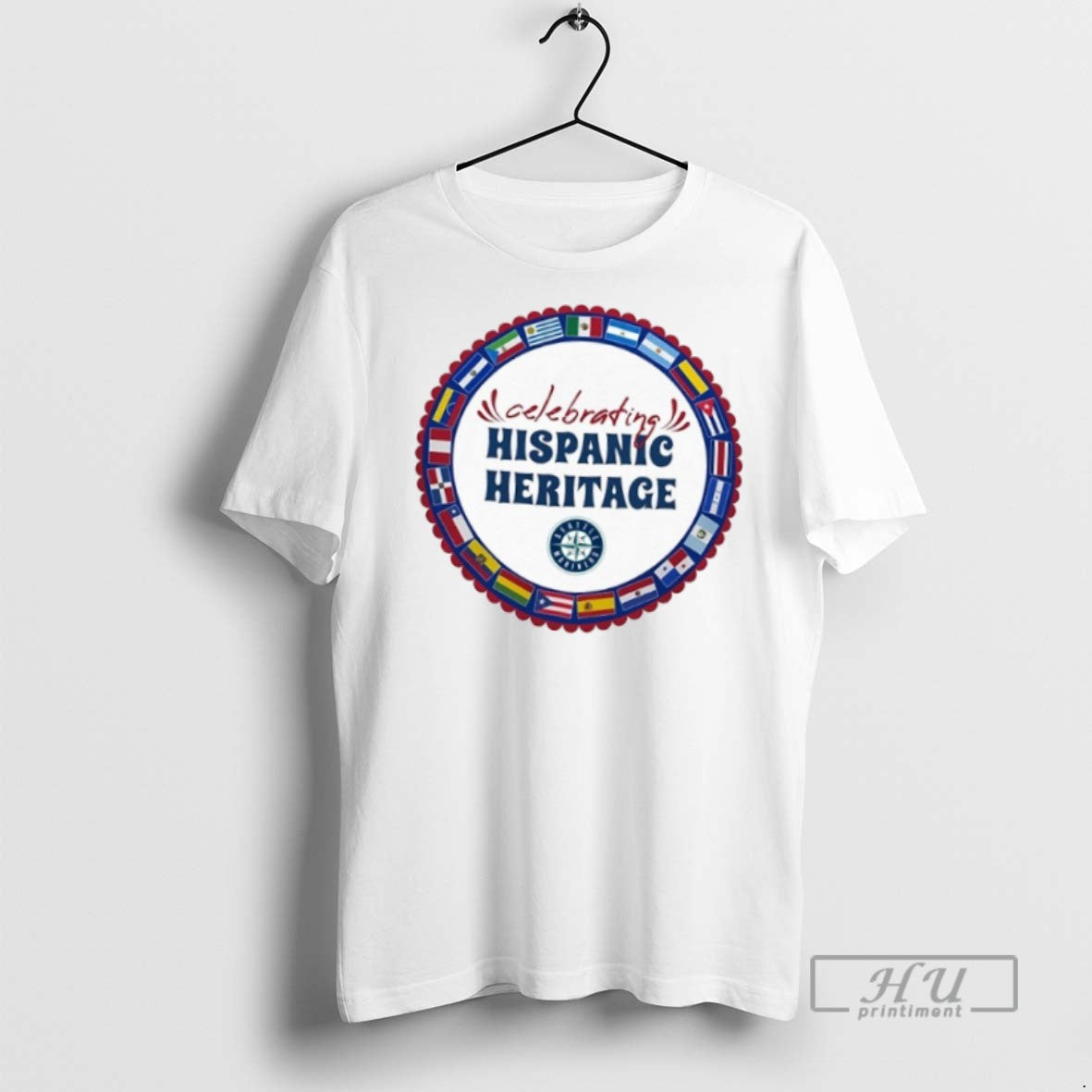 Officials Trending Mlb Seattle Mariners Starter Celebrating Hispanic Heritage T Shirt