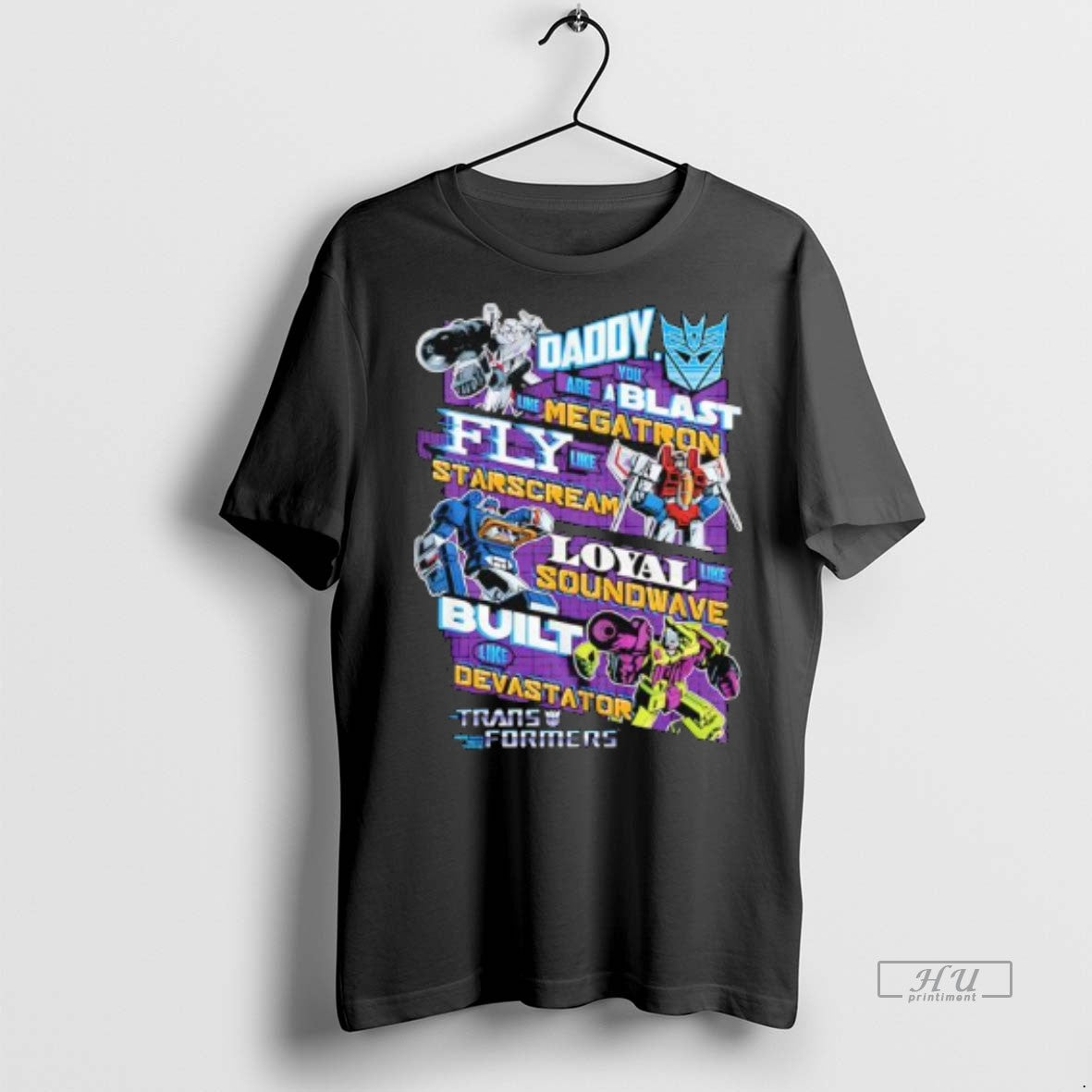 Officials Trending Transformers Decepticons Fathers Day Megatron Starscream Soundwave Devastator Logo T Shirt Sweater