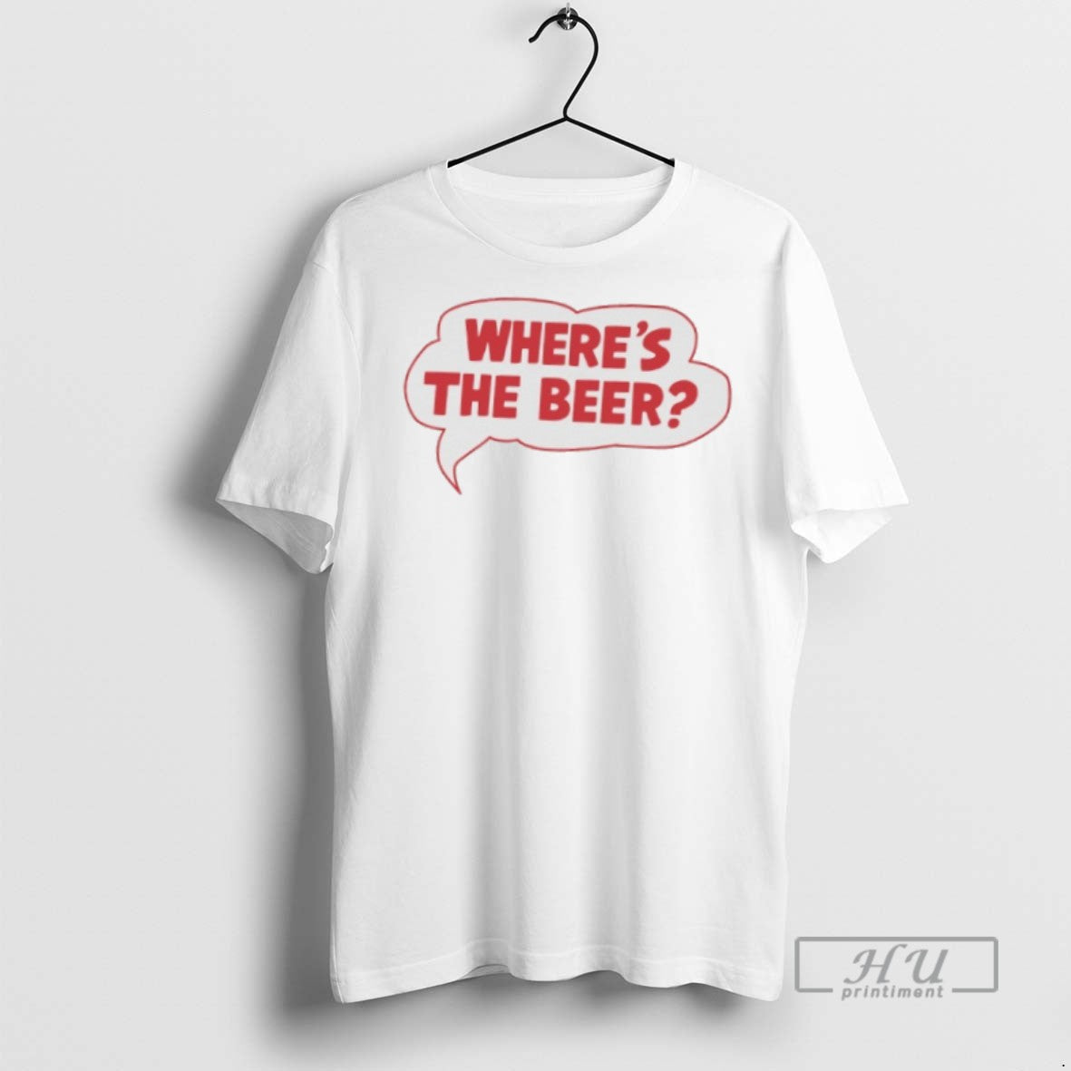 Officials Trending Wheres The Beer Word Bubble T Shirt