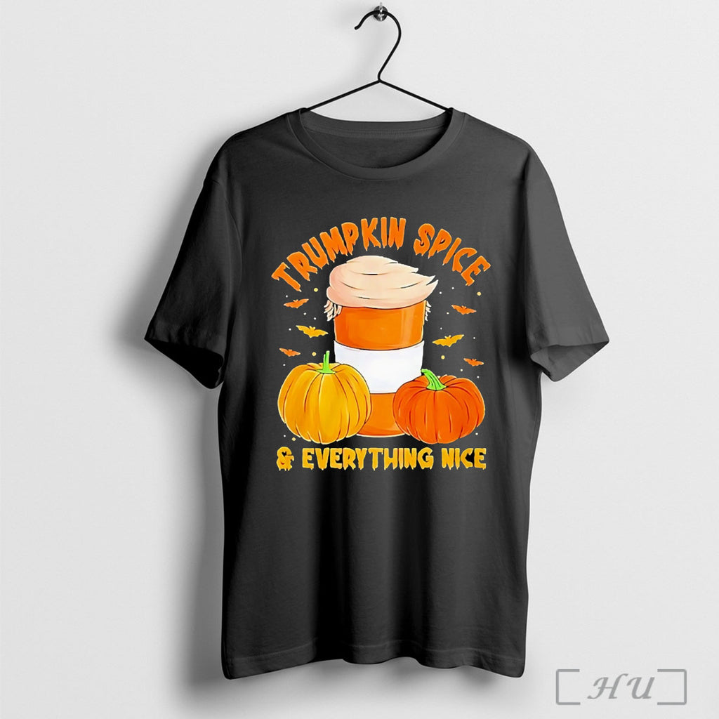 Officials Trumpkin Spice And Everything Nice Halloween Trump Pumpkins T Shirt
