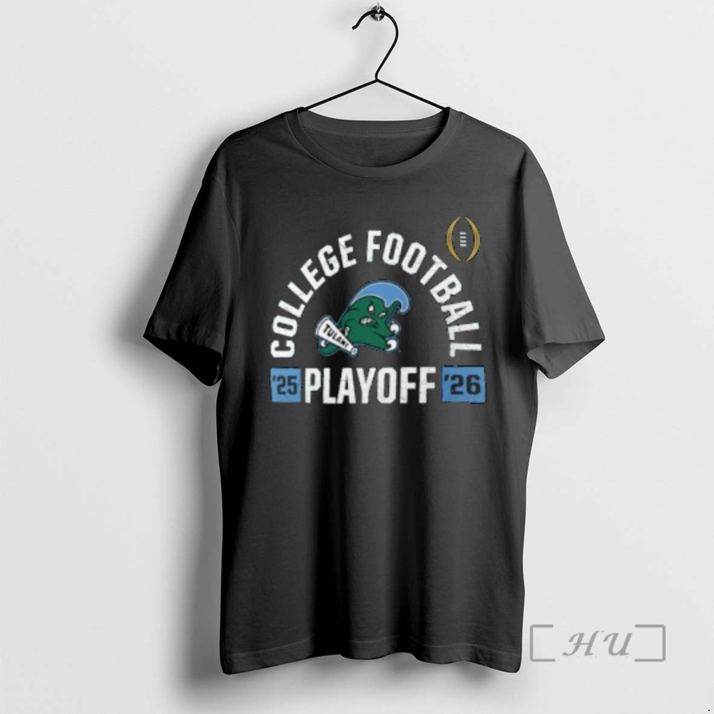 Officials Tulane Green Wave 2025 26 College Football Playoff Touchdown Glory Circle Black Premium