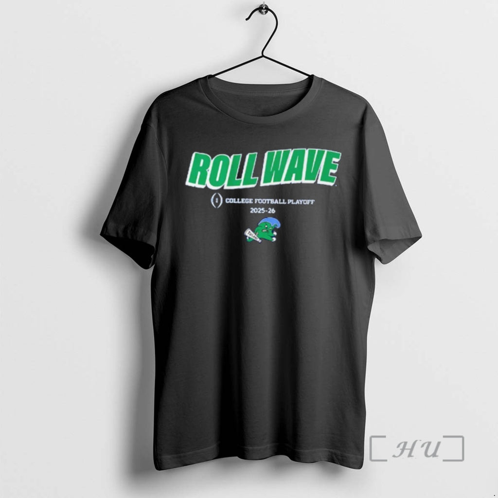 Officials Tulane Green Wave 2025 Cfb Team Slogan Roll Wave
