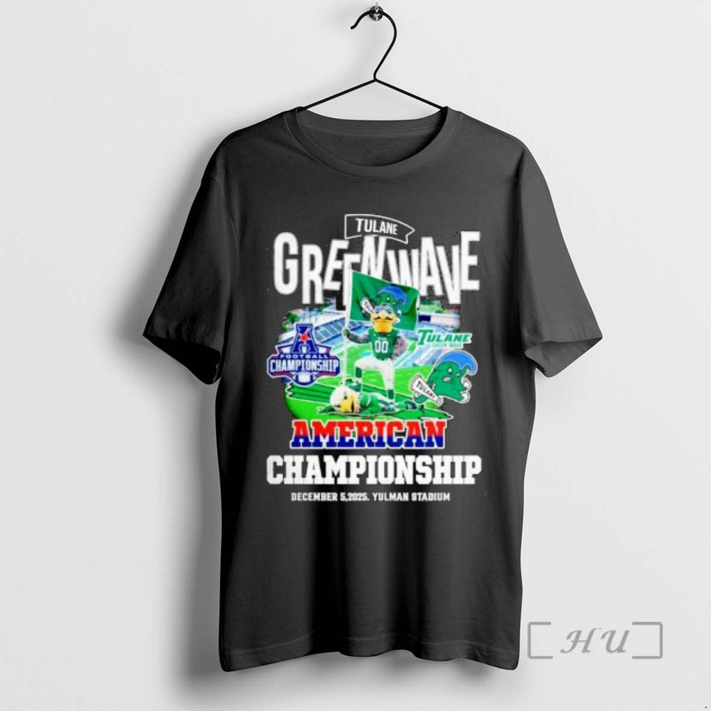 Officials Tulane Green Wave American Championship 2025 Victory Ornaments