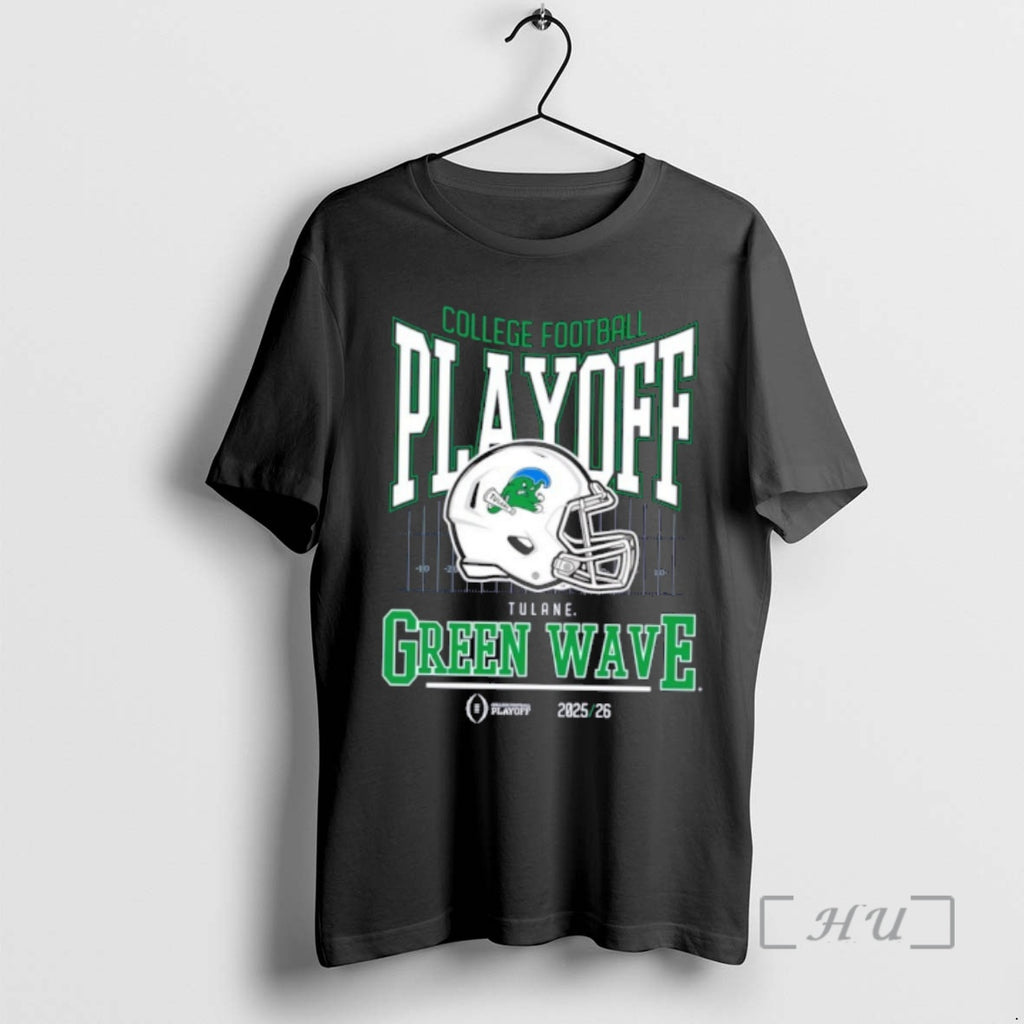 Officials Tulane Green Wave College Football Playoff 2025 26 Playoff Bound Premium T Shirts Sweater