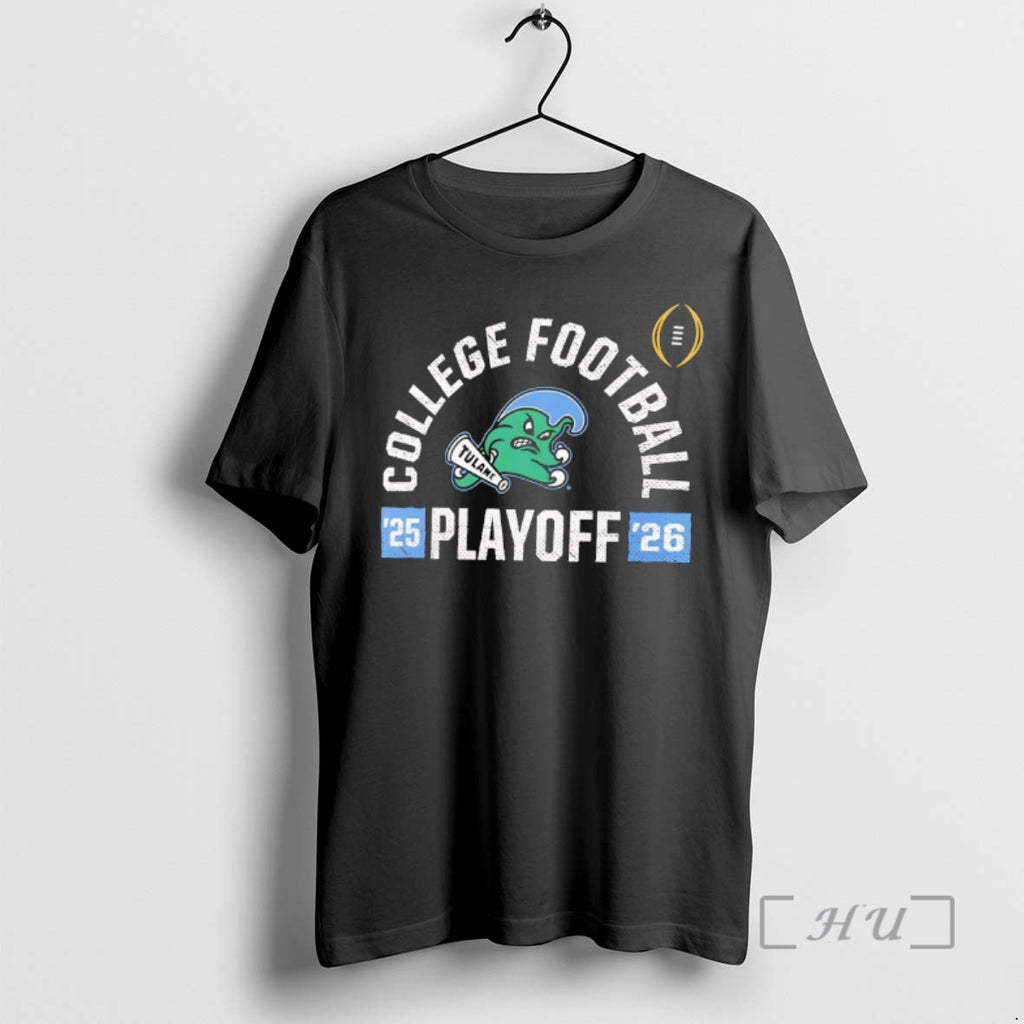Officials Tulane Green Wave College Football Playoff Touchdown Glory 2025 26 Premium T Shirts Sweater