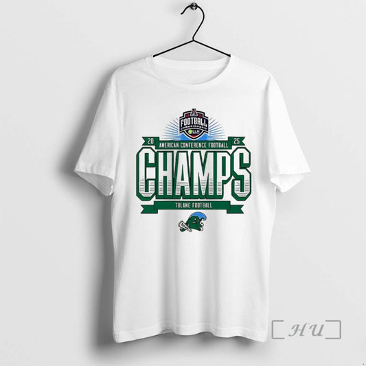 Officials Tulane Green Wave Football American Conference Football Champs 2025 T-Shirts, Hoodie, Sweatshirt | WearSparks.com