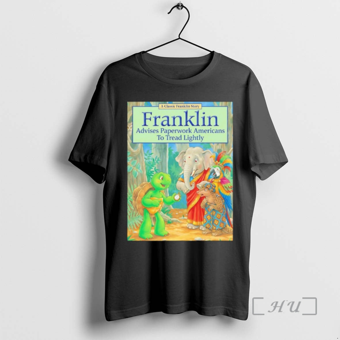 Officials Turtle Franklin Advises Paperwork Americans To Tread Lightly Pete Hegseth Meme Premium T Shirts