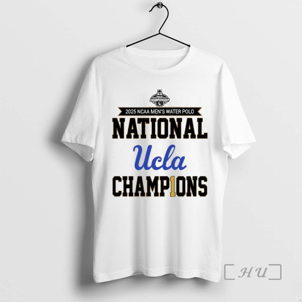 Officials Ucla Bruins 2025 Ncaa Mens Water Polo National Champions Locker Room Premium T Shirts