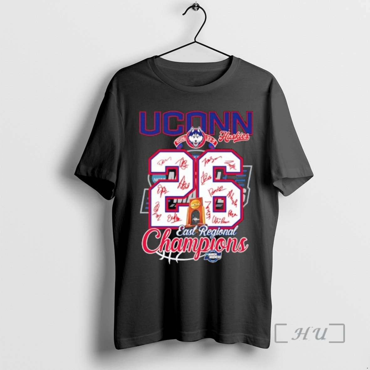 Officials Uconn Huskies Mens Basketball 2026 East Regional Champions Signature