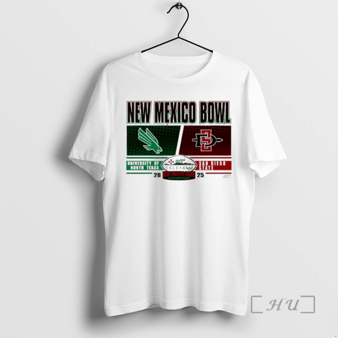 Officials University Of North Texas X San Diego State 2025 Isleta New Mexico Bowl Logo